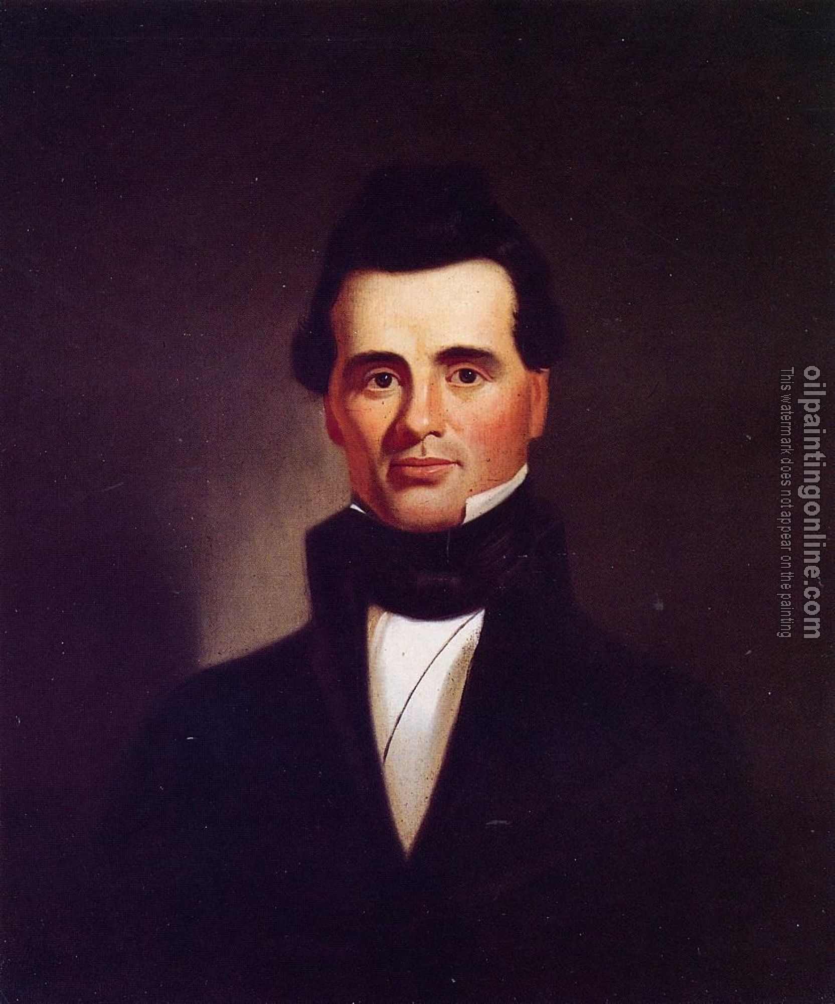 George Caleb Bingham - Portrait of Reverend John Glanville
